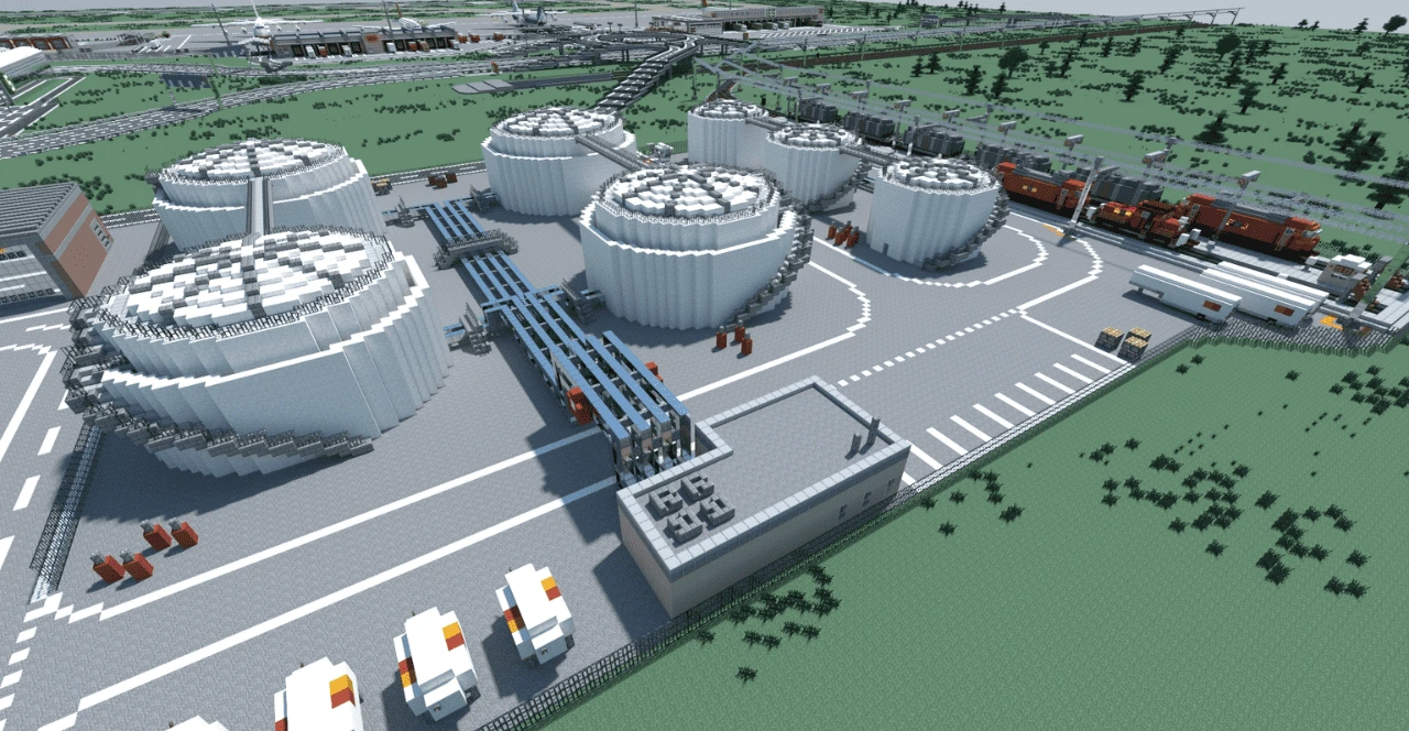 Oil refinery, tier 2
