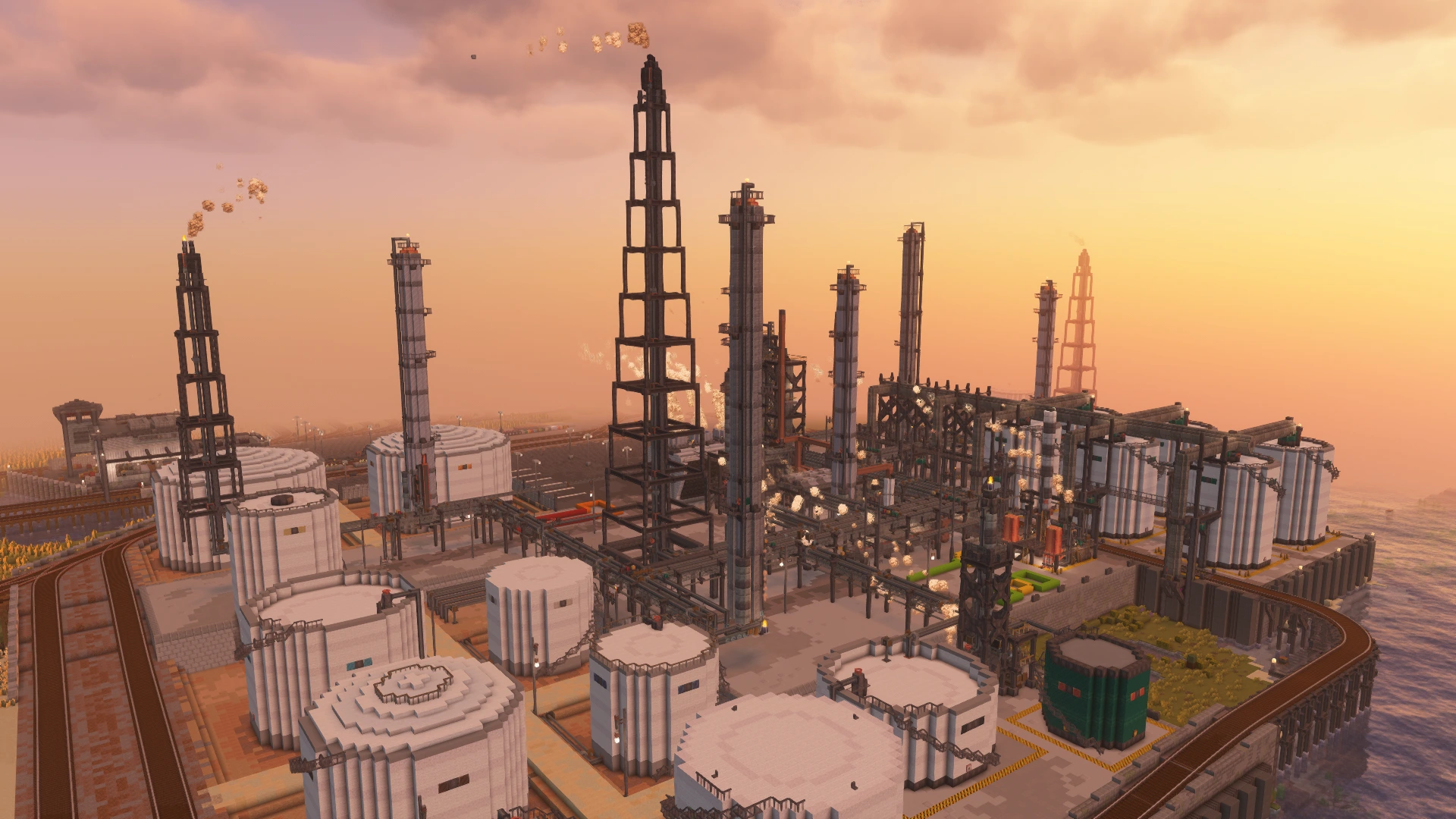 Oil refinery, tier 3